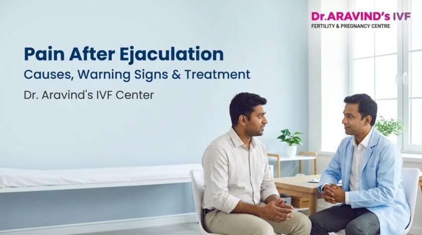 pain after ejaculation causes treatment