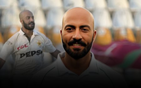 Sajid Khan Named MOTM in First Test vs WI