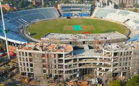 ICC Delegation Visits Gaddafi for Champions Trophy