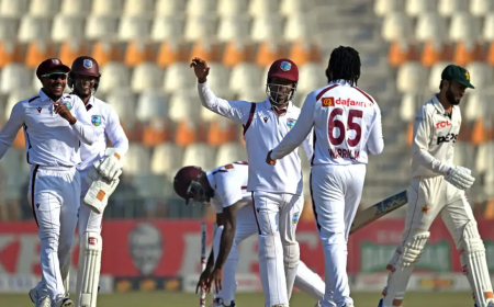 WI Secure First Pak Test Win Since 1990