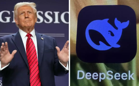 Trump Says China’s DeepSeek AI Is a ‘Wake-Up Call’