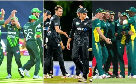 SA & NZ Arrive in Pak for Tri-Nation Series