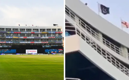 National Stadium Karachi Flies All Flags Except India’s