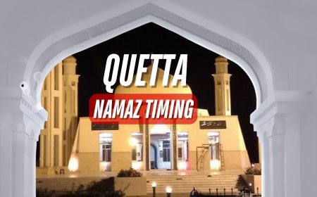 Namaz Timings In Quetta & Adjacent Areas