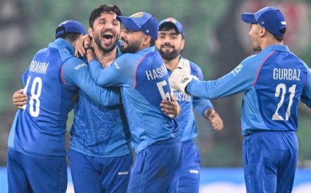 Afghanistan Shocks England in Champions Trophy Clash