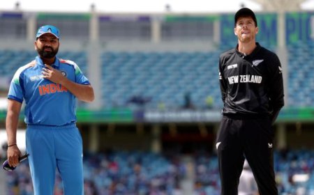 India, New Zealand Set for Champions Trophy 2025 Final
