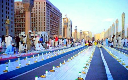 227,000 Iftar Meals Served Daily at Masjid-e-Nabawi