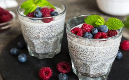Chia Pudding with Berries