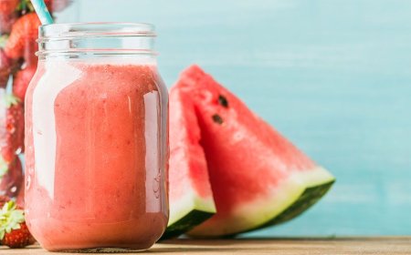 Watermelon & Strawberry Smoothie