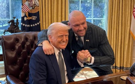 Conor McGregor Meets Donald Trump in the Oval Office