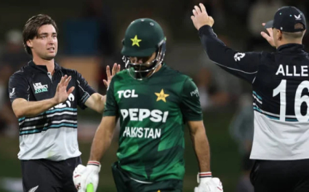 Pakistan Posts 10th Lowest T20I Total vs NZ