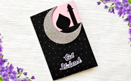 Making Eid Cards at Home with Kids