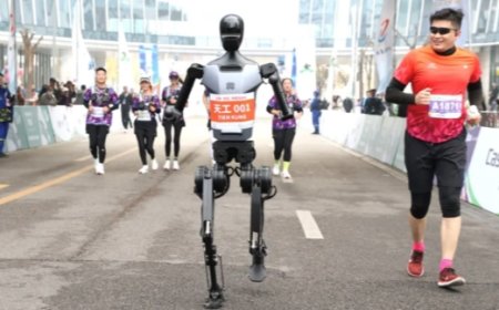 First‑Ever Humanoid Robot Half‑Marathon in China