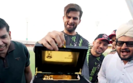 Shaheen Gifted iPhone 16 Pro by Qalandars in PSL