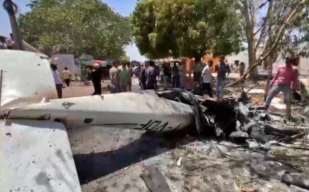Indian plane crashed during practice run