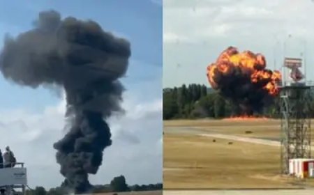 Plane Crashes Just After Takeoff at London Southend Airport