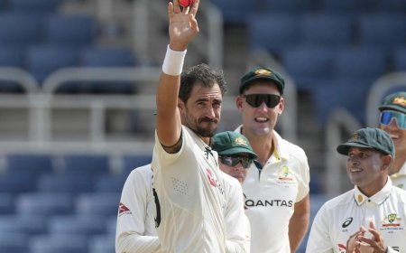 Starc records as AUS bowl out Windies for 27 to win third test