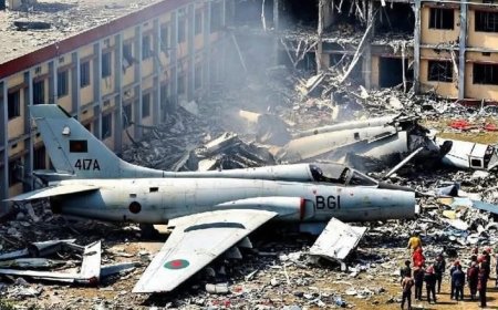 Training Jet of Bangladesh Air Force Crashes in Dhaka School