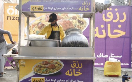 Rizq Khana Rs. 60 Meals Feeding Urban Pakistan