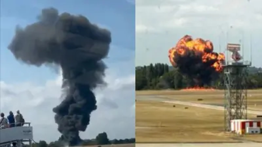 Plane Crashes Just After Takeoff at London Southend Airport