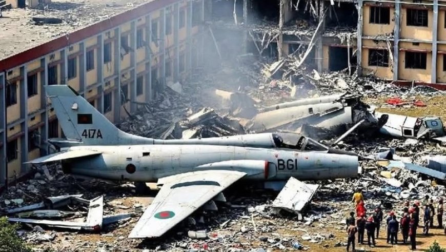 Training Jet of Bangladesh Air Force Crashes in Dhaka School
