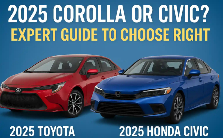 2025 Corolla or Civic Expert Guide to Choose Right