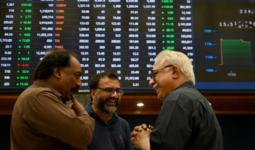 Pakistan Stock Exchange Hits Record High at 142,671 Points
