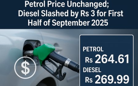 Petrol Price September 2025: No Change, Diesel Cut by Rs 3