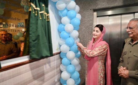 Maryam Nawaz Opens First Cancer Treatment Center in Punjab