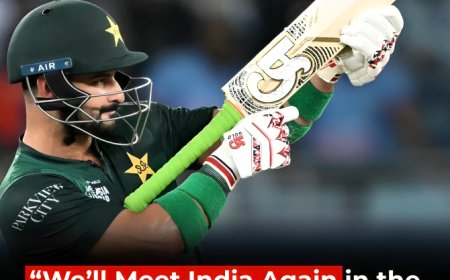 We’ll Meet India Again in the Final,” Says Sahibzada Farhan