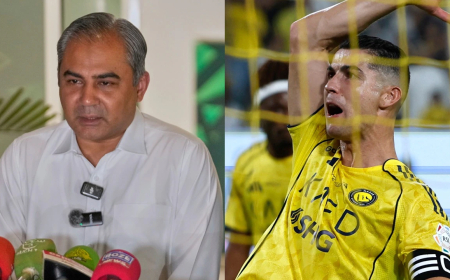 Mohsin Naqvi Stirs Buzz With Ronaldo Meme Aimed at India