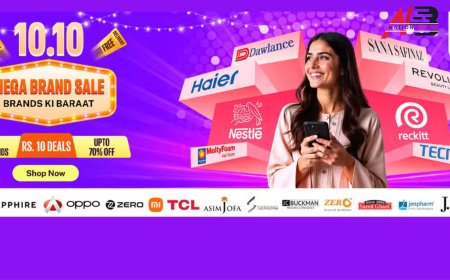 Daraz 10.10 Sale: 200+ Brands, Rs.10 Deals & 70% Off