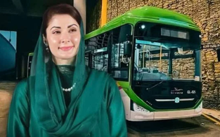 Maryam Nawaz Announces Electric Bus Service for Raiwind Congregation