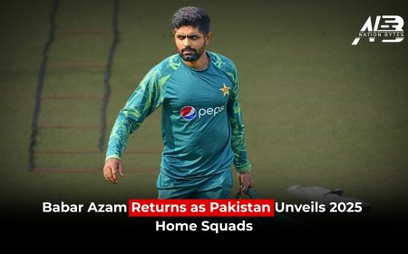 Babar Azam Returns as Pakistan Unveils 2025 Home Squads