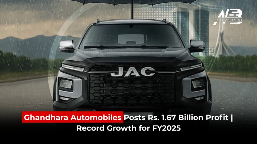 Ghandhara Automobiles Posts Rs. 1.67 Billion Profit | Record Growth for FY2025