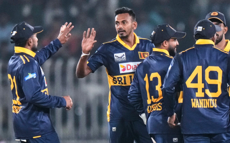 Sri Lanka Beat Pakistan by Six Runs to Reach T20 Tri-Series Final