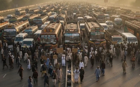 Transporters Call Off Punjab-wide Strike After Govt Agrees to Talks