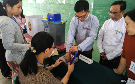 Myanmar junta holds election after five years of civil war