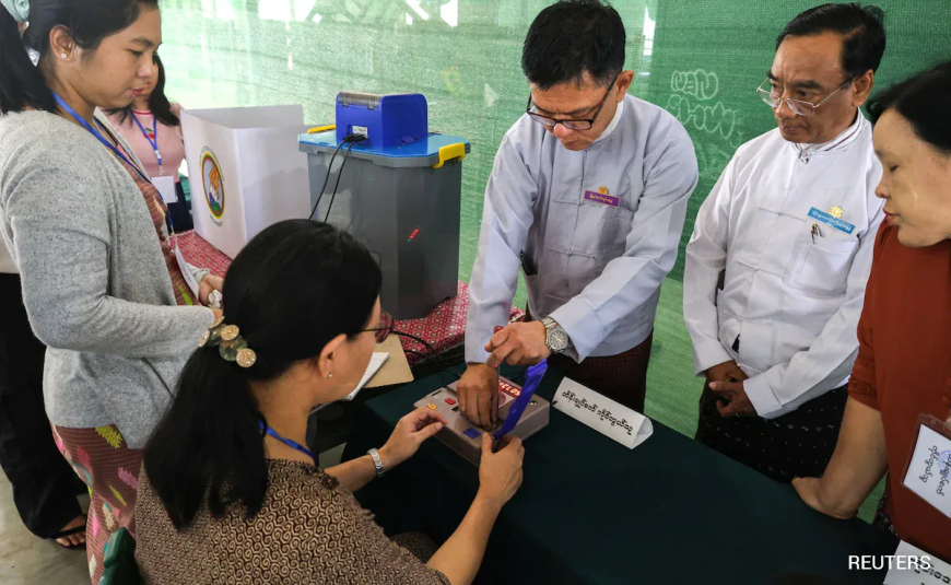 Myanmar junta holds election after five years of civil war