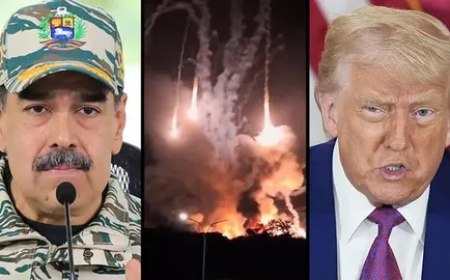 Trump says the US launched a major strike in Venezuela, captured President Maduro and his wife