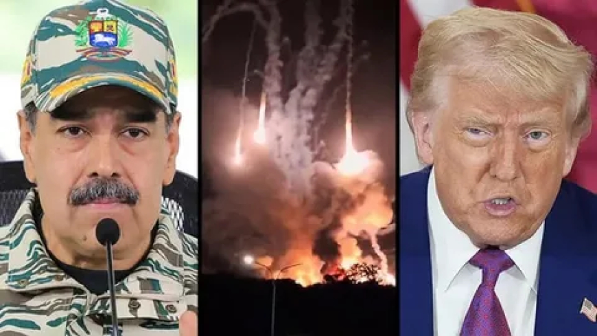 Trump says the US launched a major strike in Venezuela, captured President Maduro and his wife