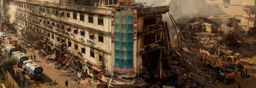 Fifth day of Gul Plaza operation: 60 bodies recovered so far, search ongoing