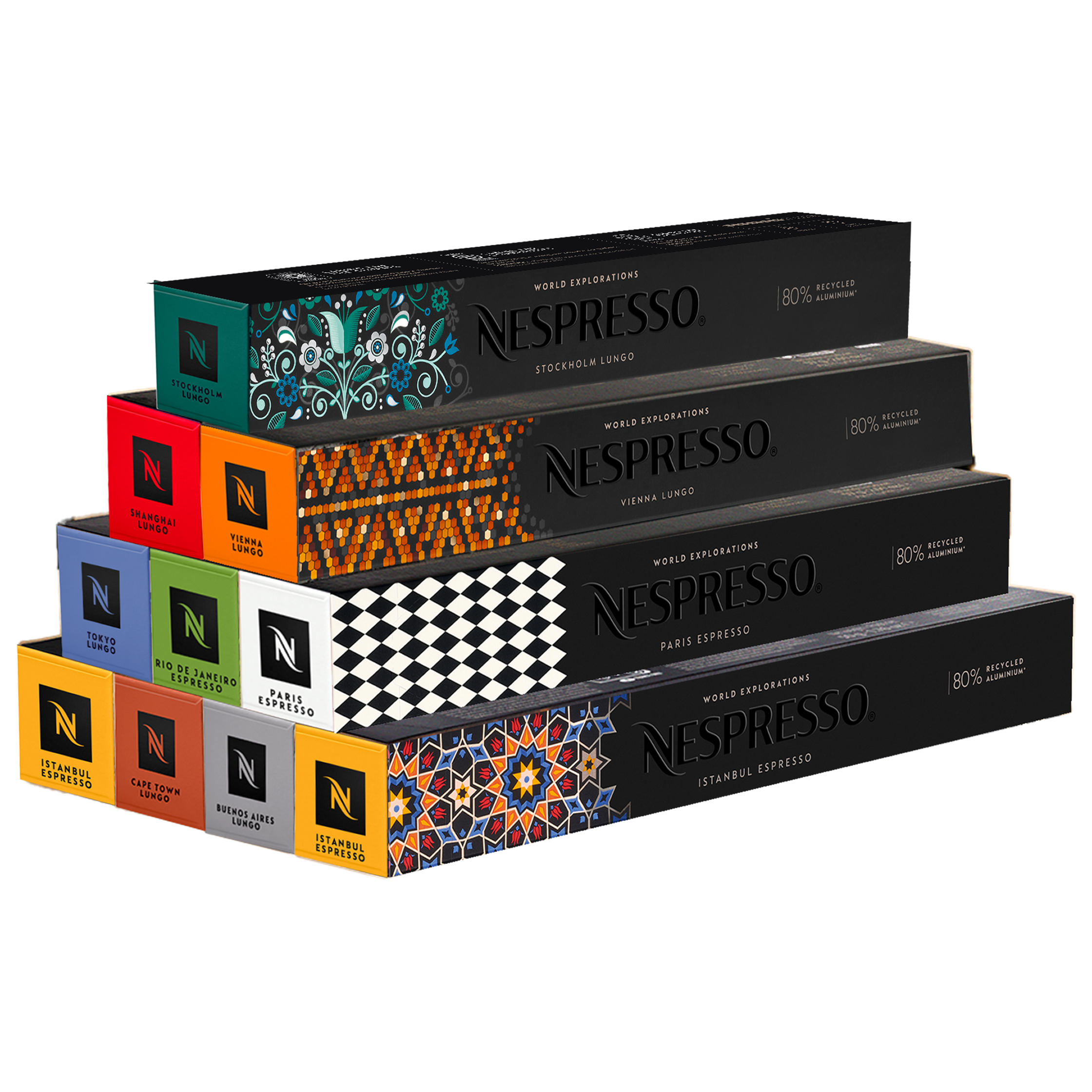 環球之旅10筒咖啡粉囊套裝