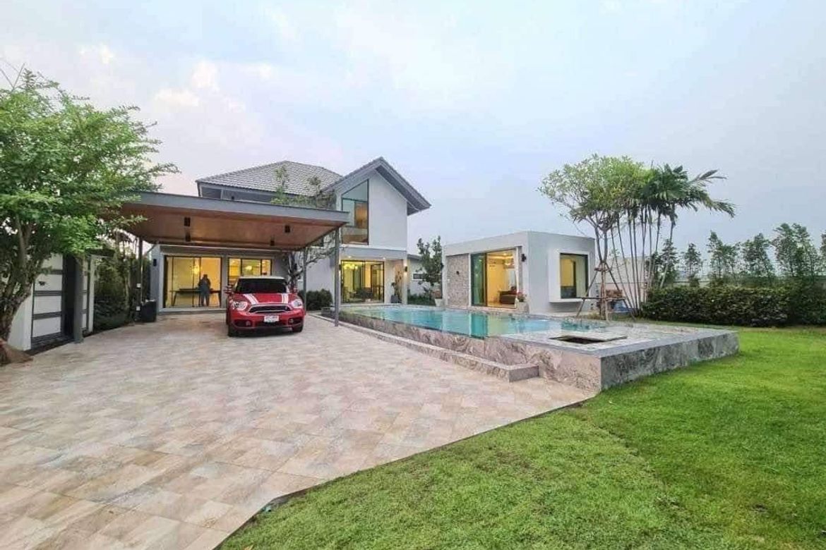 ให้เช่าPool Villa @ สันน้ำเมิง สันทราย บ้านในโครงการ #น้ำไม่ท่วม