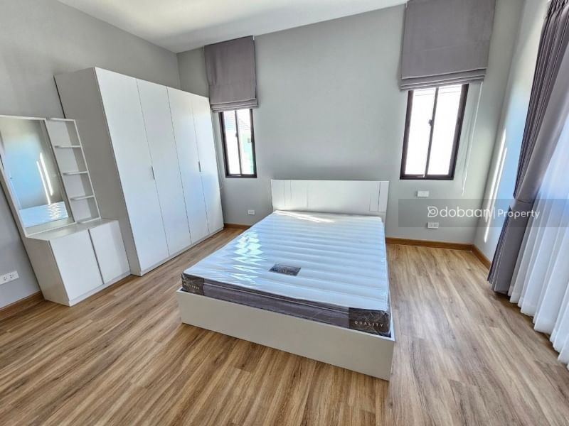 บ้านเดี่ยว 2 ชั้น 4 ห้องนอน 3 ห้องน้ำ อยู่ในพื้นที่หางดง ใกล้โรงเรียนนานาชาติเกรซ