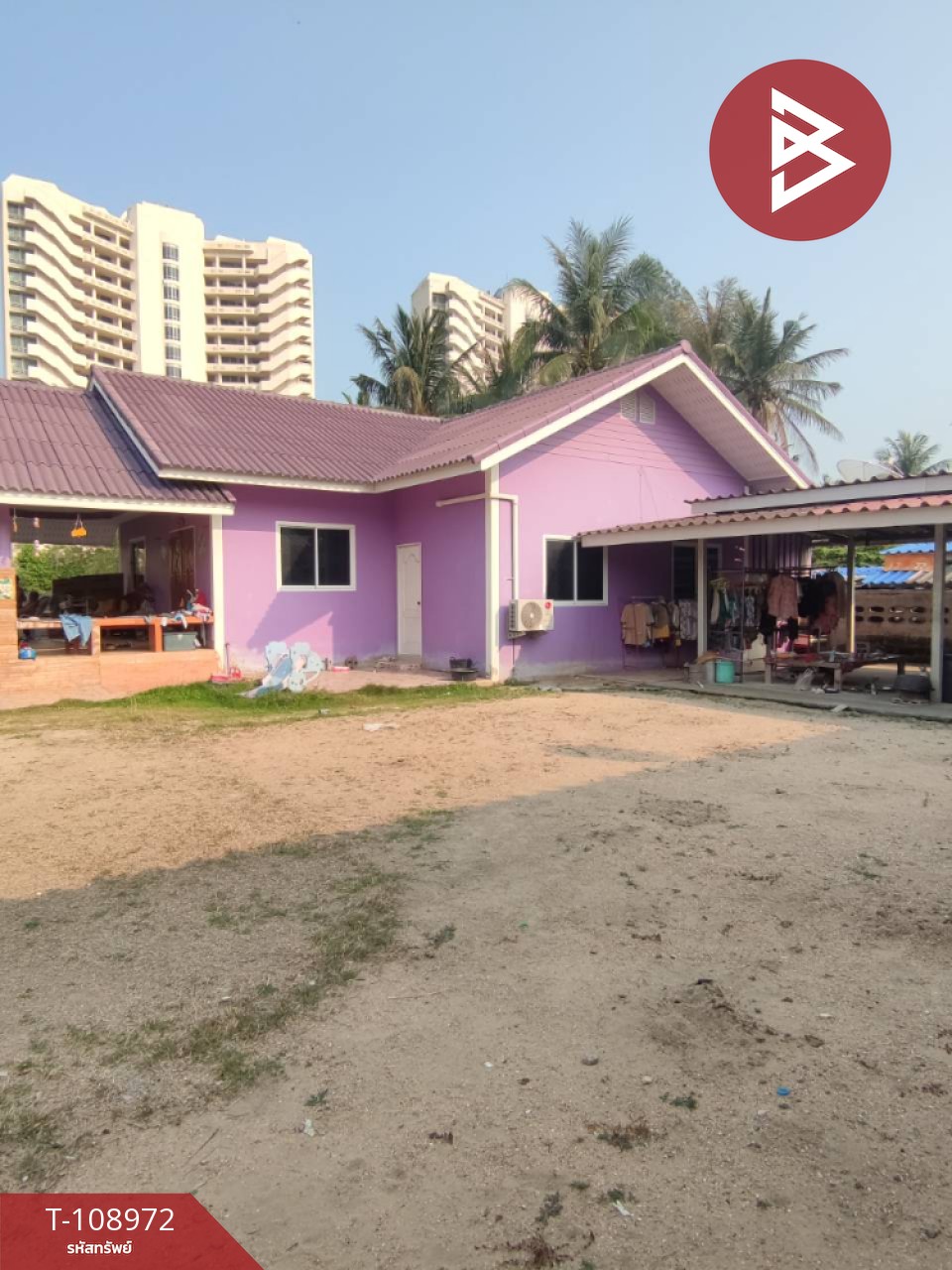 ขายบ้านเดี่ยว เนื้อที่ 110 ตารางวา เพชรบุรี ใกล้หาดชะอำ พร้อมผู้เช่า