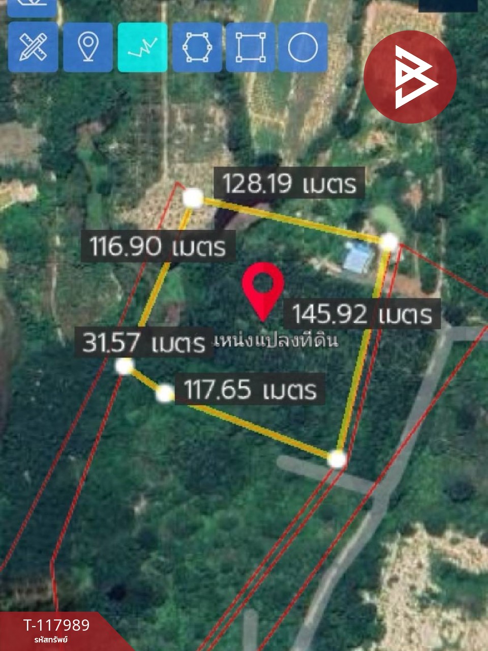 ขายที่ดิน เนื้อที่ 10 ไร่ 2 งาน 5 ตร.วา เนินหอม ปราจีนบุรี