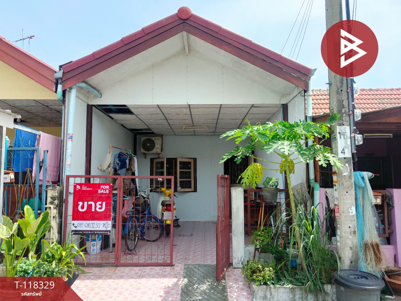 ขายทาวน์เฮ้าส์ หมู่บ้านทับทอง บางเสาธง สมุทรปราการ