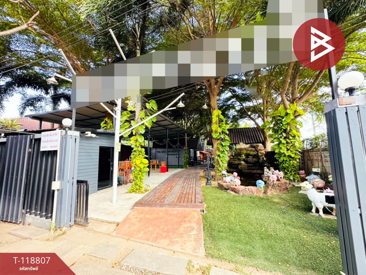 ขายรีสอร์ท เนื้อที่ 1 ไร่ 1 งาน 2 ตร.วา ท่ามะกา กาญจนบุรี
