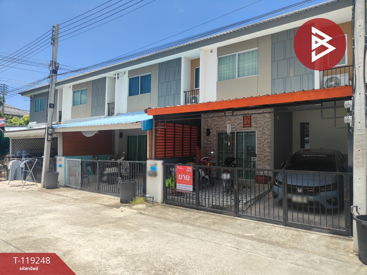 ขายทาวน์เฮ้าส์ หมู่บ้านพฤกษา137 บ้านโพธิ์-มอเตอร์เวย์ บางปะกง ฉะเชิงเทรา